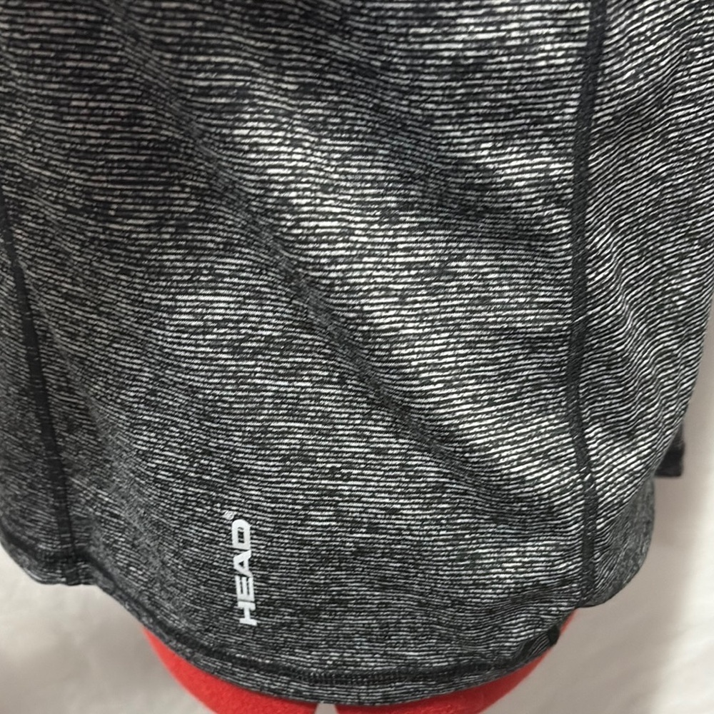 Head Gray Zippered Fitted Sweatshirt MM254 - Picture 7 of 8